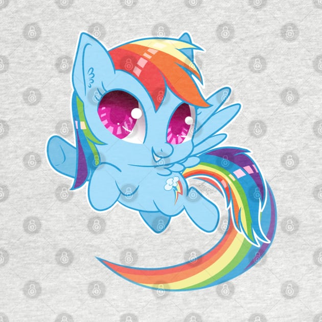 Chibi Rainbow Dash | My Little Pony by GirLys Art